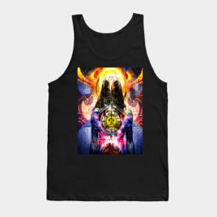 Heru Horus Egyptian God Zodiac Mystic Zodiac Artwork Tank Top